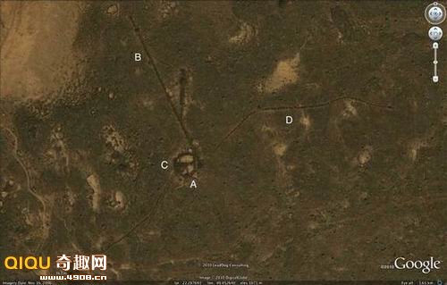 谷歌地球发现吉达市东部沙漠存在接近2000个