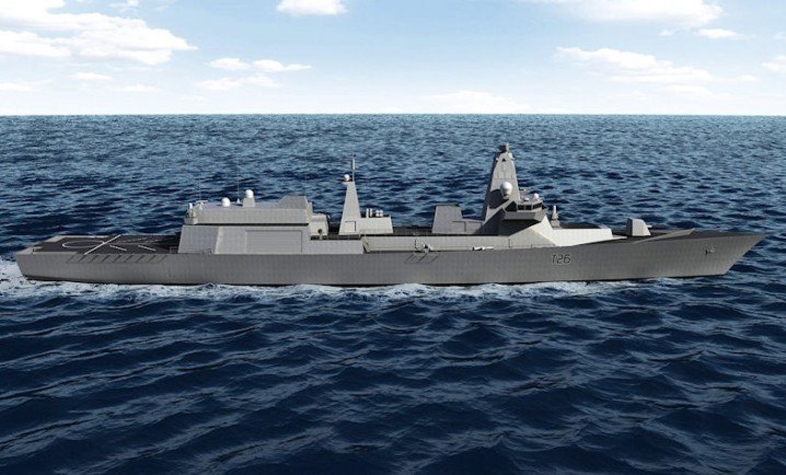 英国打造5400吨超级隐形战舰 雷达面积如渔船